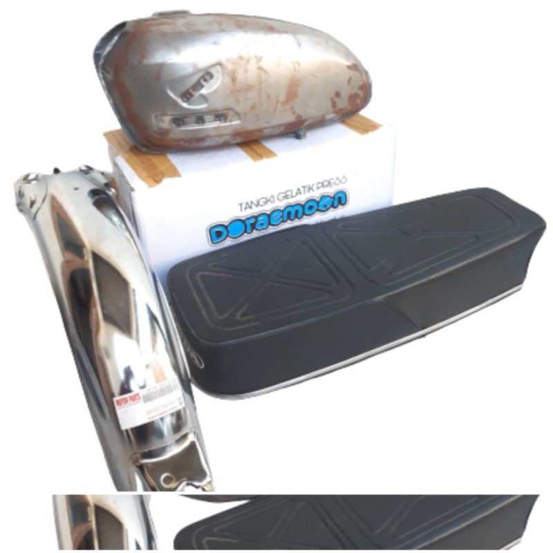 PAKET MURAH BODY CB TANGKI PRES KUDUS SPAKBOR CB125 JOK ANTI GEMBOS