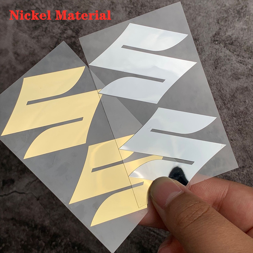 2pcs Stiker Reflektif 3D Suzuki GSXR GSXR GSX R600 750 1000 Bahan Nikel Epoksi Untuk Fender Roda