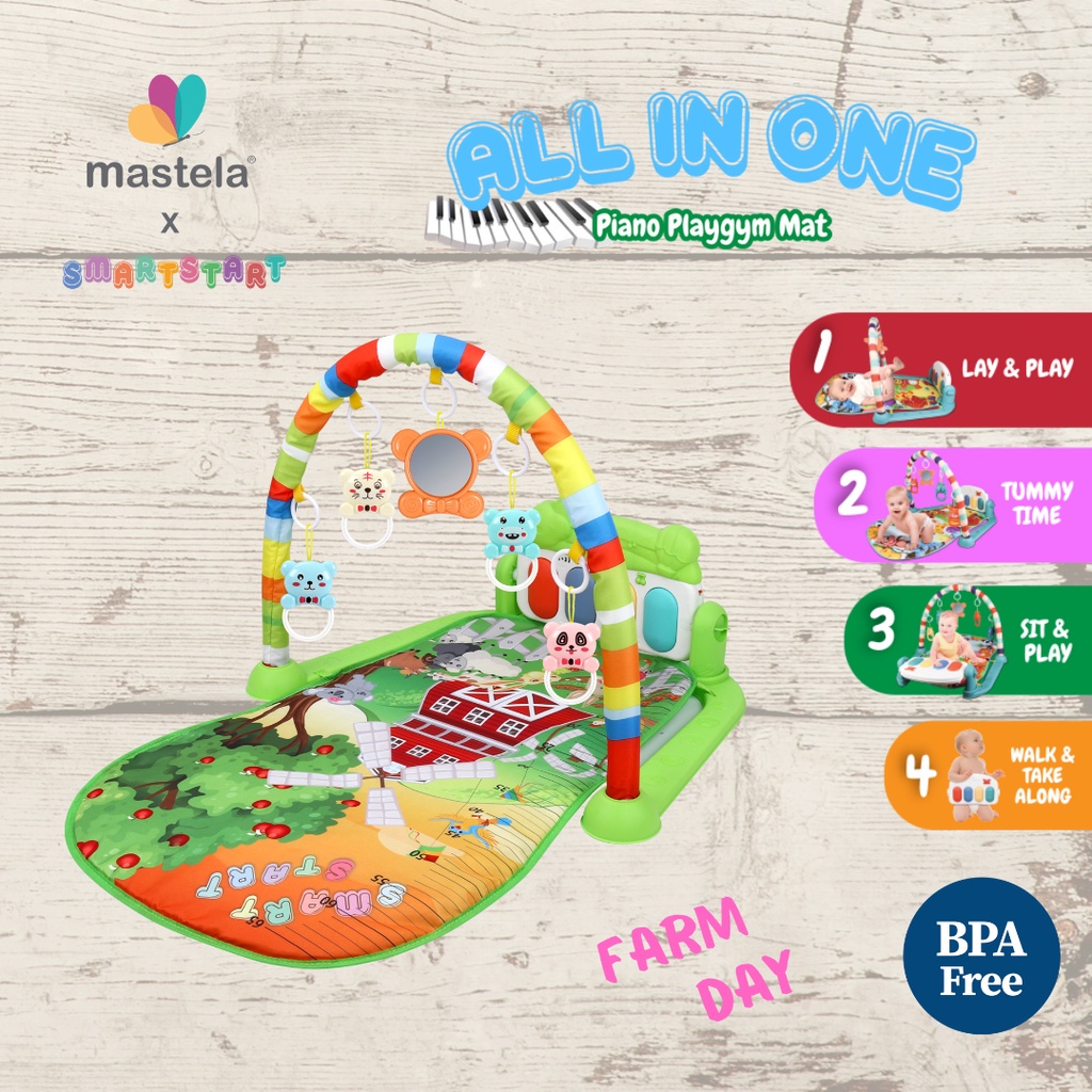 Mastela Piano Playgym Mat Playmat Edukasi Bayi