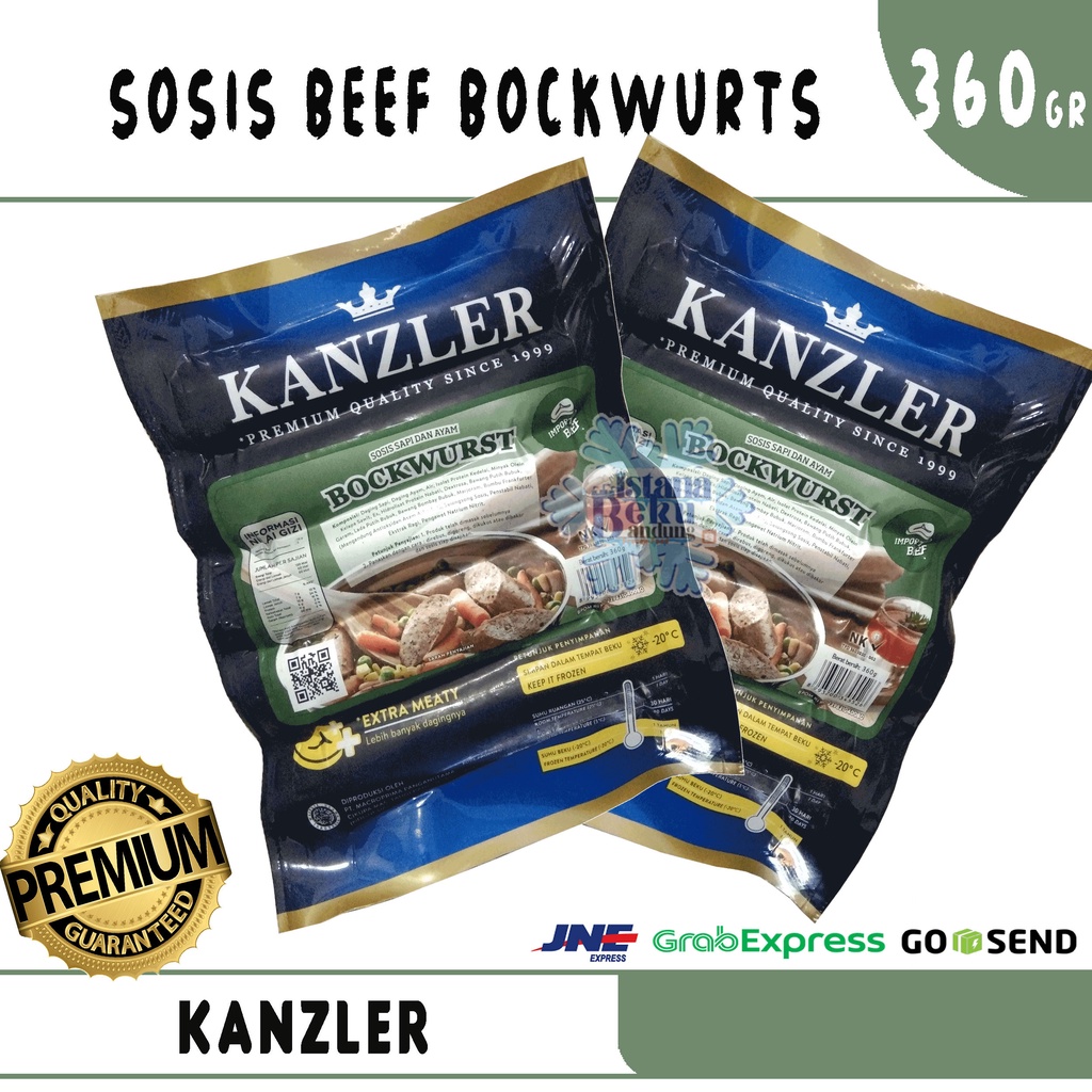 

Kanzler Beef Bockwurts 360gr