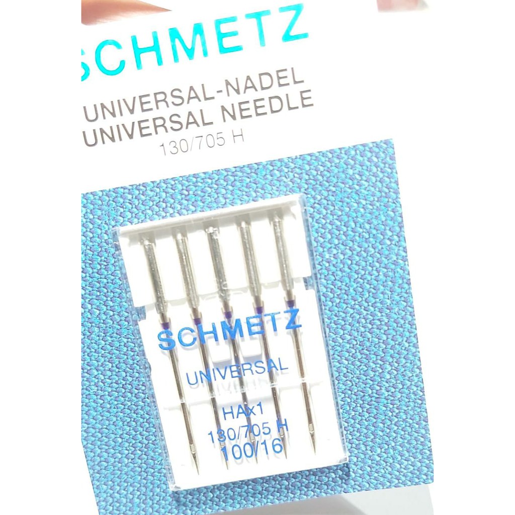 Jarum mesin jahit merk schmetz type HAx1 nomor 16 untuk mesin jahit semua model rumah tangga