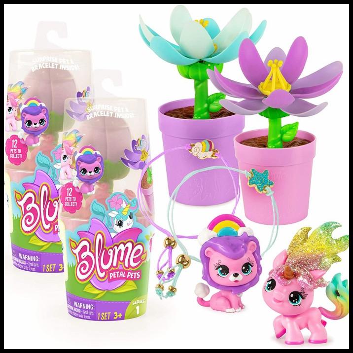 Mainan anak boneka blume dolls surprise petal pets original