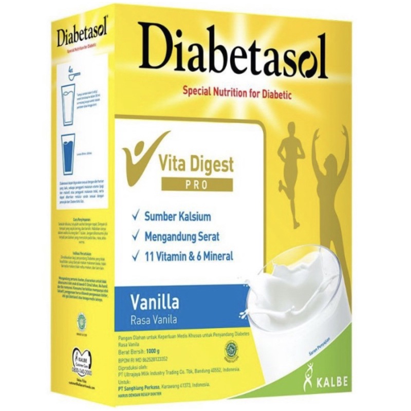 Diabetasol 950Gr Susu Diabetes 1Kg