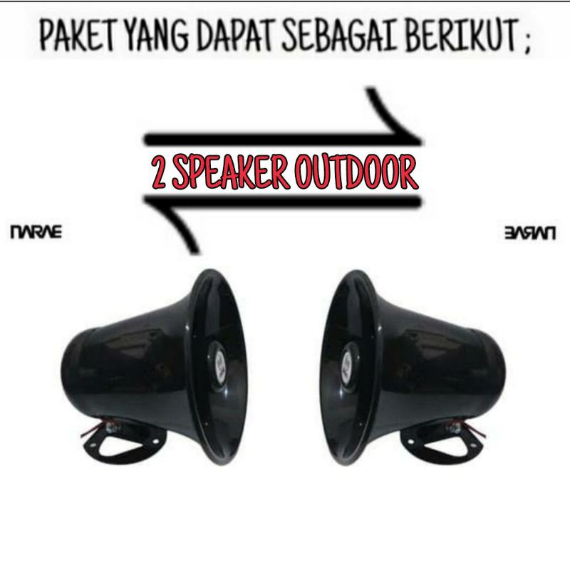 Paket Promo Speaker Crimson Sound Cafe - Kantoran 2 Indoor 2 Outdoor Murah..