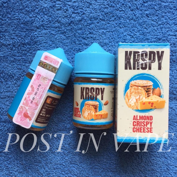 Jual KRSPY Almond Crispy Cheese 60ml Liquid Vape by Ker x 2Neema .PIV
