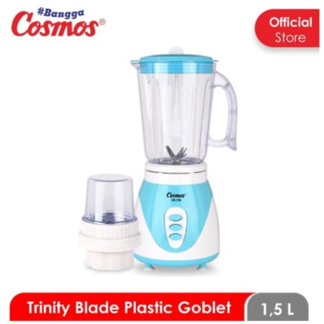 Cosmos Blender Plastik 1.5 Liter 2in1 CB-190 Trinity Blade PROMO