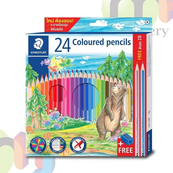 

Staedtler 143 C24P Pensil Warna Permanent - 24 warna