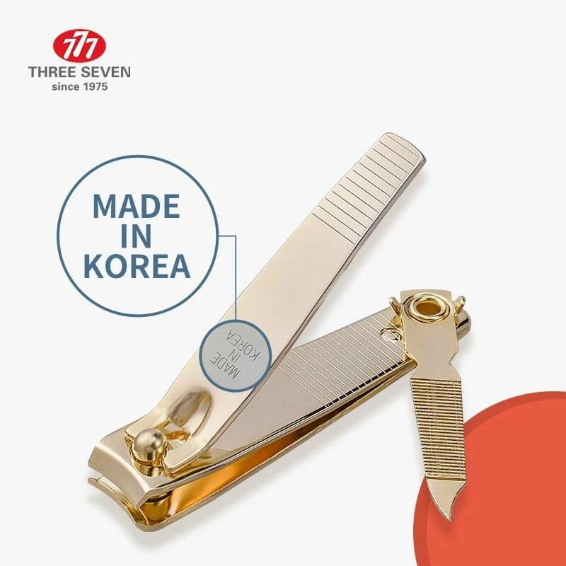 ORIGINAL 777 Gunting Kuku M Medium Size N-608 | THREE SEVEN Nail Clipper Pedicure Made In Korea