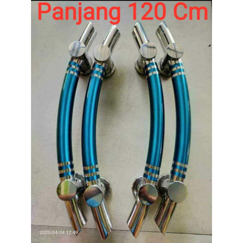 Handle pintu panjang 120 cm,motif sabit,pegangan pintu,gagang pintu