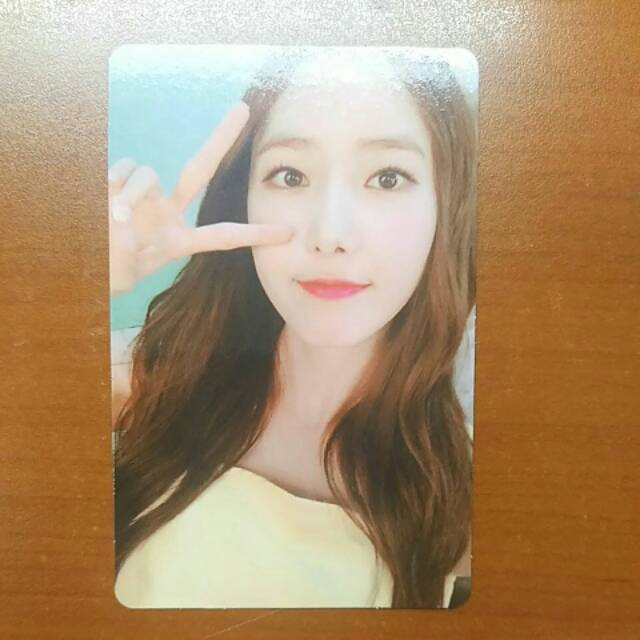 (BOOKED) Gfriend official photocard SinB Rainbow