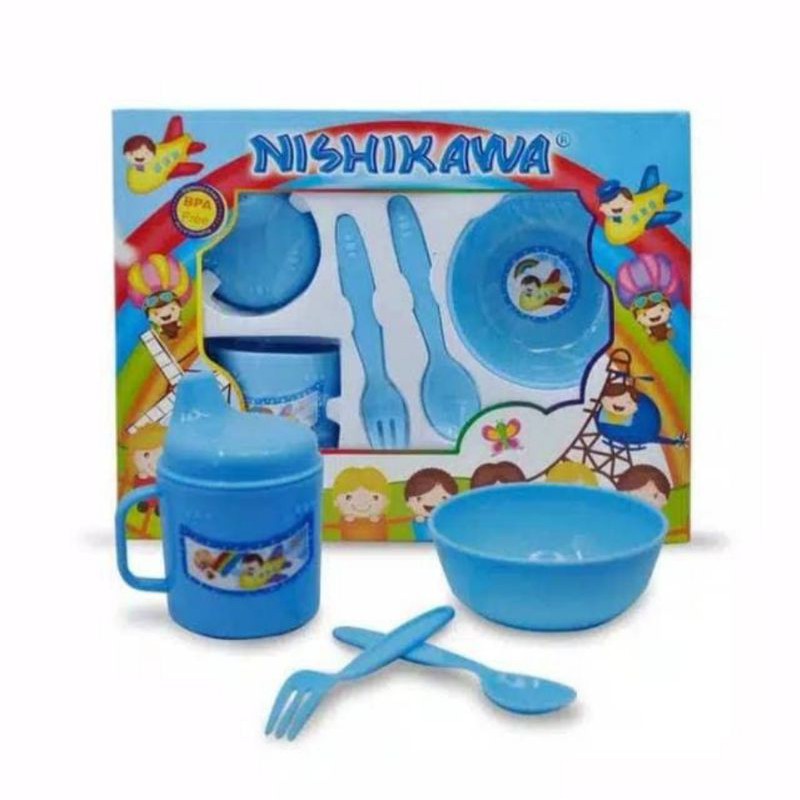 1box_tempat makan baby NISHIKAWA SMAL(S) /feding set Nishikawa/peralatan makan bayi