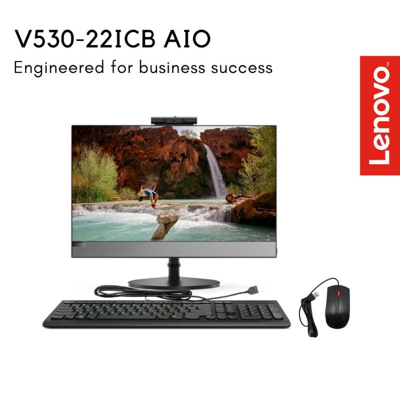 Pc All In One Lenovo V530-22ICB Core i3-8100T Radeon™ 530 G5 RAM 8 GB HDD 1 TB