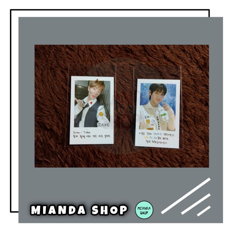 [READY STOCK] SPECIAL PHOTOCARD SPC JAKE GIVEN TAKEN GT SUNGHOON LET ME IN LMI