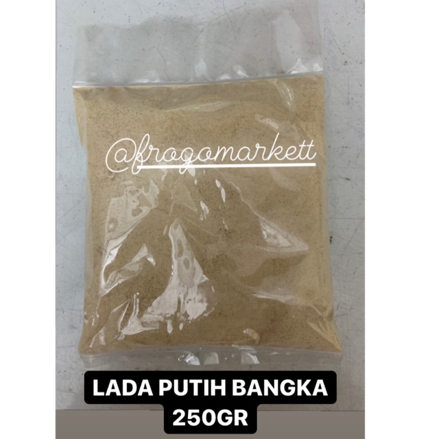 Lada Putih Bangka 250gr