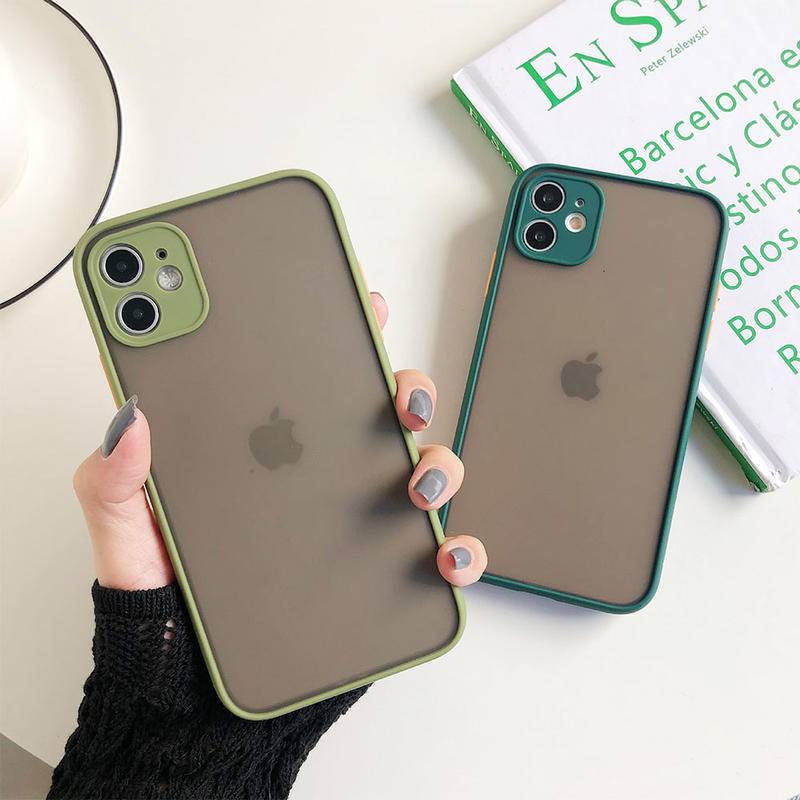 Hard Case Bahan PC Matte Shockproof Untuk iPhone 11 Pro MAX X XS MAX XR 11