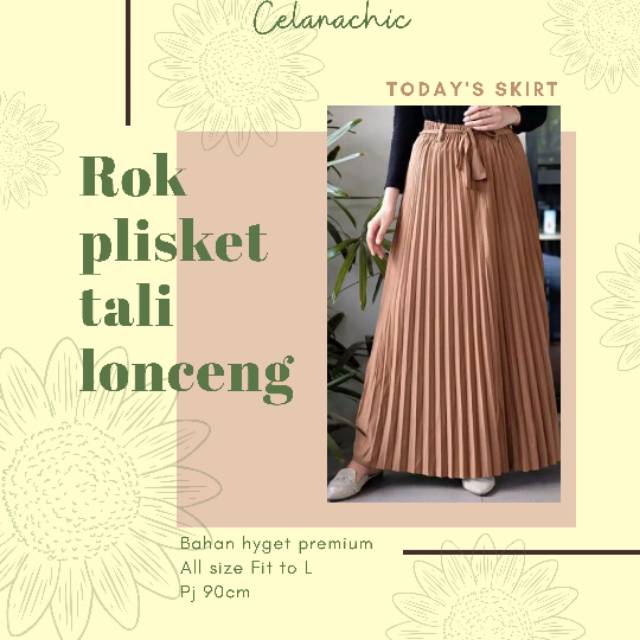 ROK PLISKET TALI LONCENG PREMIUM