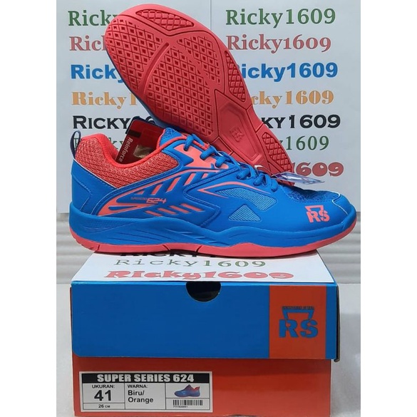 SEPATU BADMINTON RS SUPER SERIES 624 - XTRA CUSHION - ORIGINAL Reinforce Speed