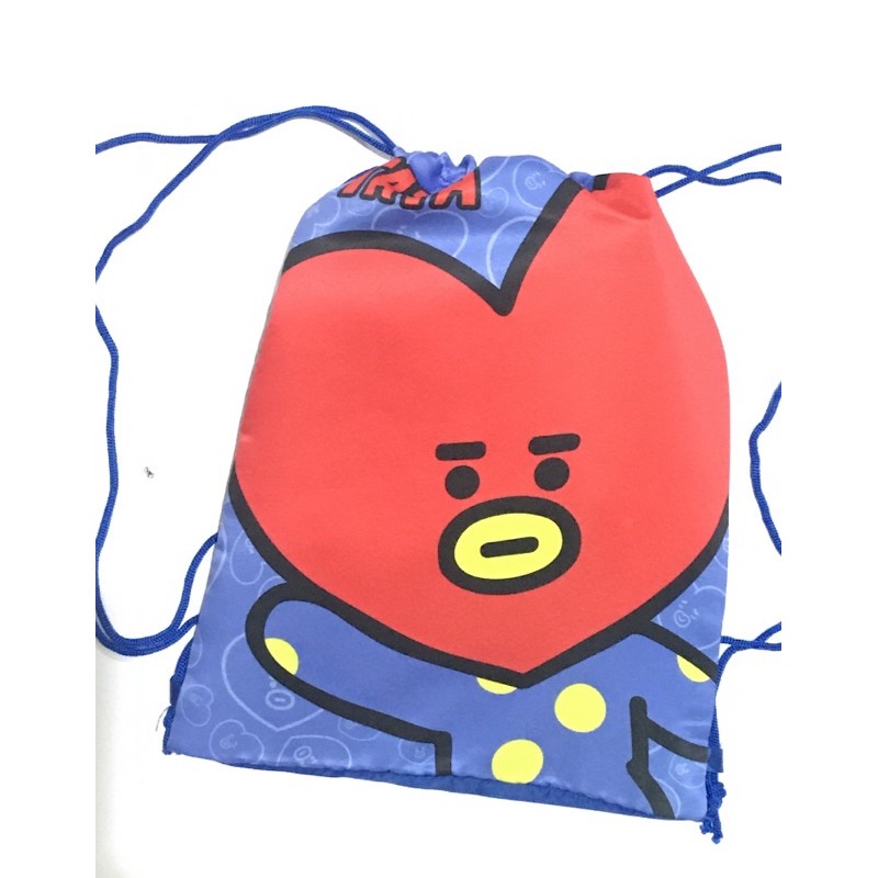 Tas anak sekolah / kuliah / tas serut premium bt21 TATA