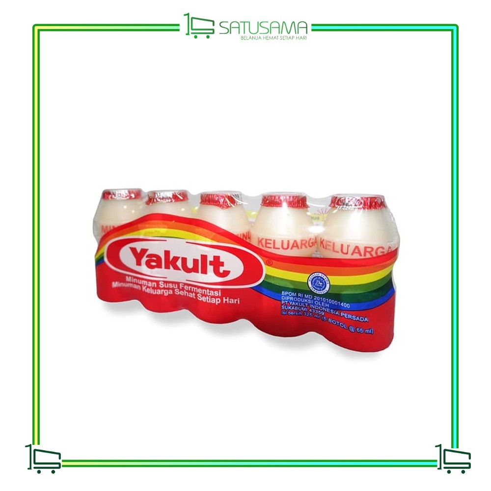 Jual Yakult 1 Pack / 5 Botol / Satusama | Shopee Indonesia