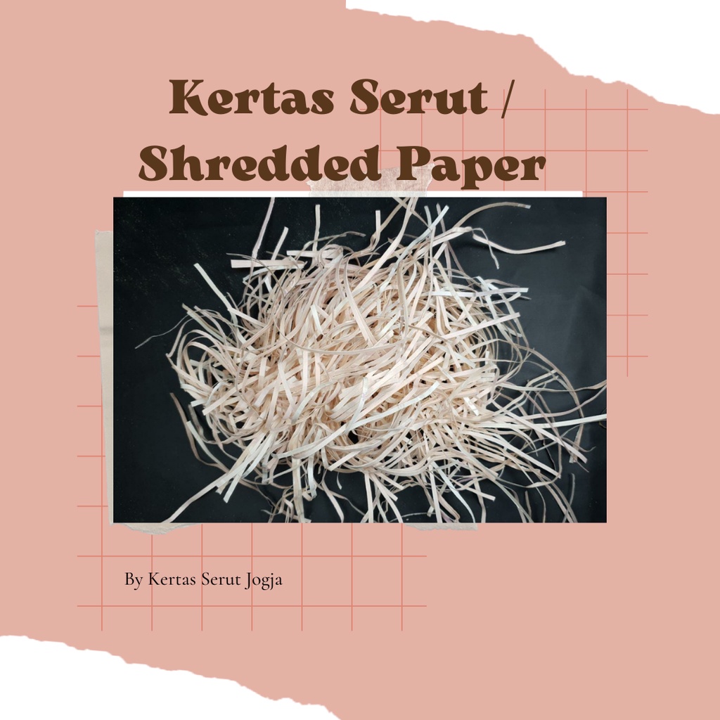 

Kertas Serut Murah / Shredded Paper / Kertas cacah / Kertas Potong / Kertas Packaging Isi 100gr - 1kg
