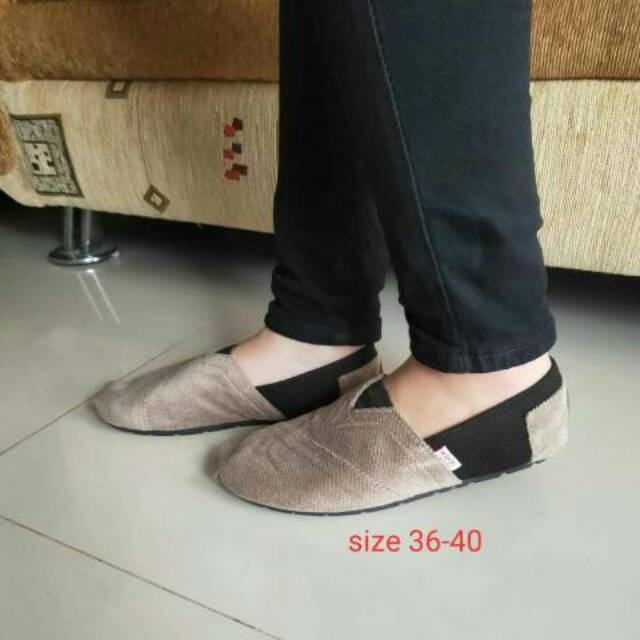 Slip on / Sepatu balet 36-40 Model Orang Jepang