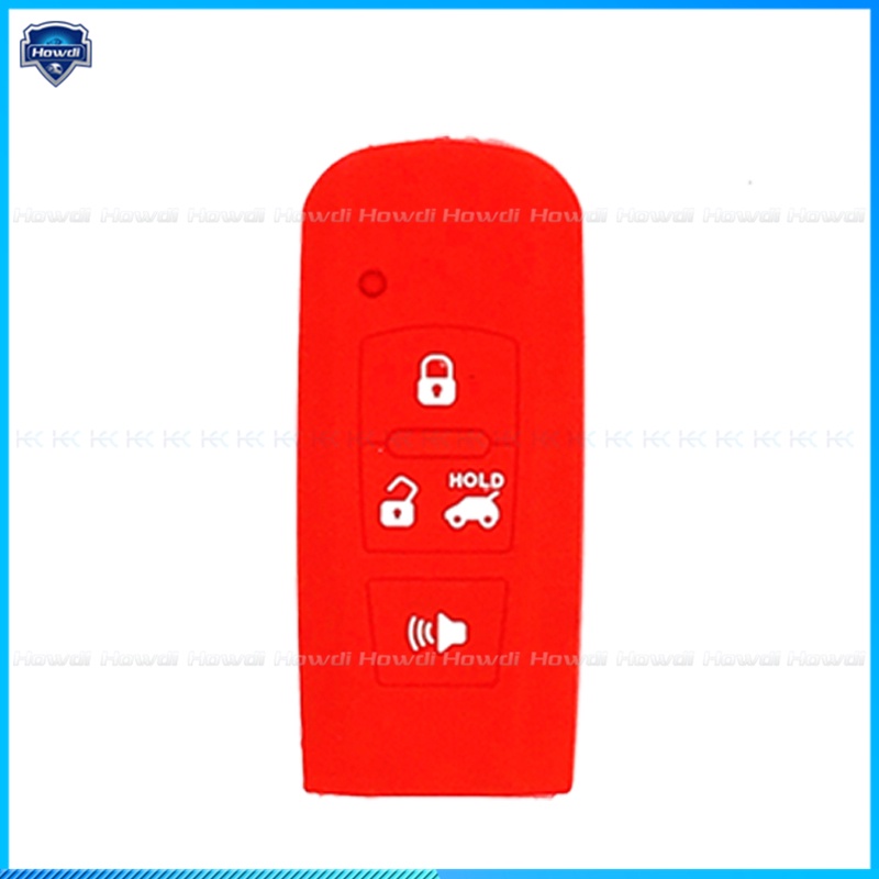 Cover Kunci Remote Mobil KEYLESS Bahan Silikon Dengan Gantungan Kunci Kulit Untuk Proton Persona Iriz