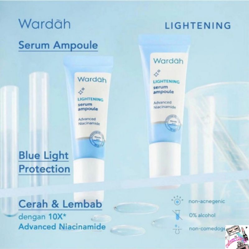 ☃️Cutezz_Ching1☃️Wardah Lightening Serum Ampoule 8ml