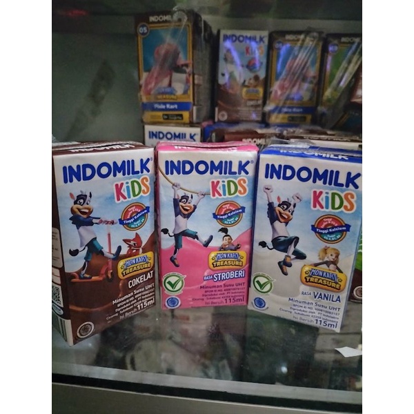 

SUSU UHT INDOMILK KIDS COKLAT VANILA STRAWBERRY 115 ml