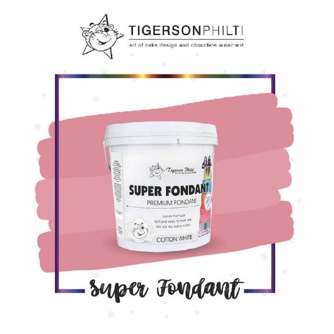 

31.87-Kue- Super Fondant Catton White Repack 250Gr Merek Tigerson -Terlengkap-Termurah-Dijamin.