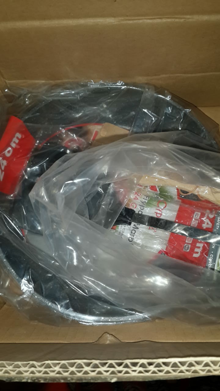 Cypruz Frying Pan Keramik Tanpa Minyak 24cm | Wajan Marble | Penggorengan Anti Lengket | Teplon