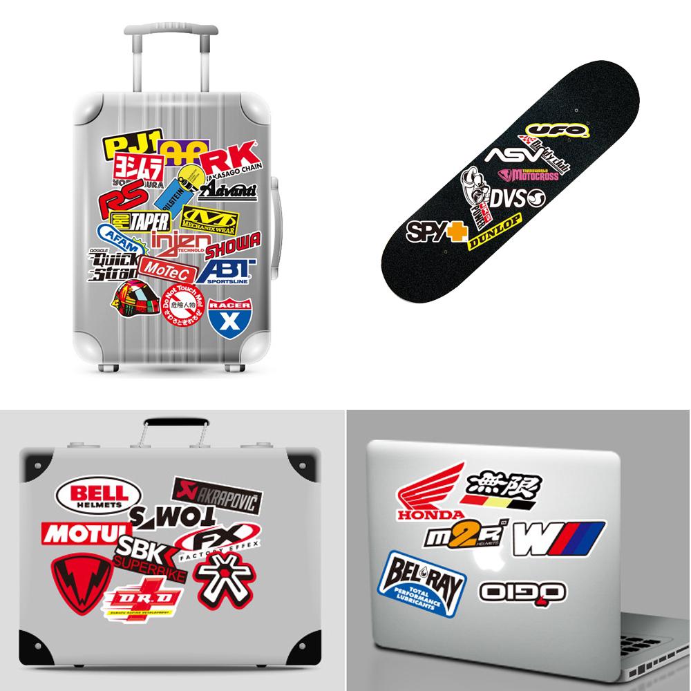 103Pcs Set Stiker  Balap  Mobil  Motor Anti Air Shopee 