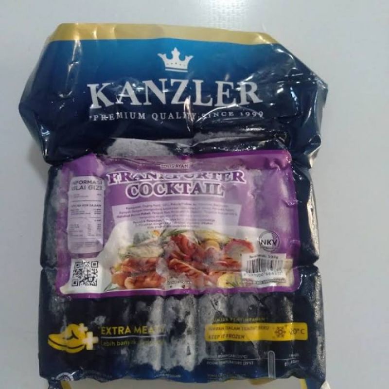 

sosis kanzler frankruter cocktail 500gram