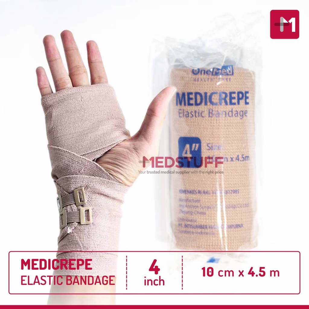 Medicrepe 4inch Verban Elastis Perban Elastic Bandage