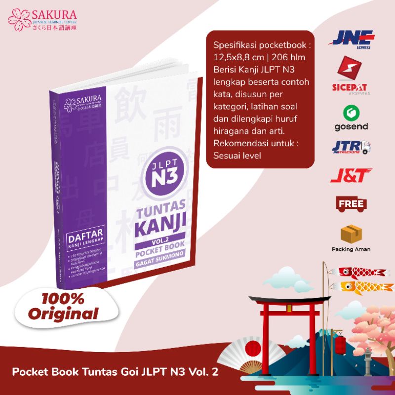 [Buku Kanji Jepang] Tuntas kanji N3 Vol.2