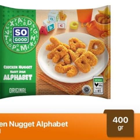 

☼ Nugget Ayam Alphabet So Good 400 gr ♣