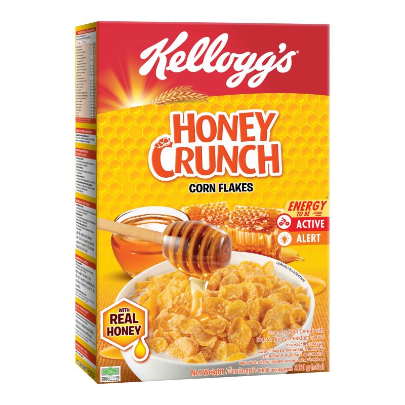 

Kelloggs Honey Crunch Corn Flakes sereal sarapan