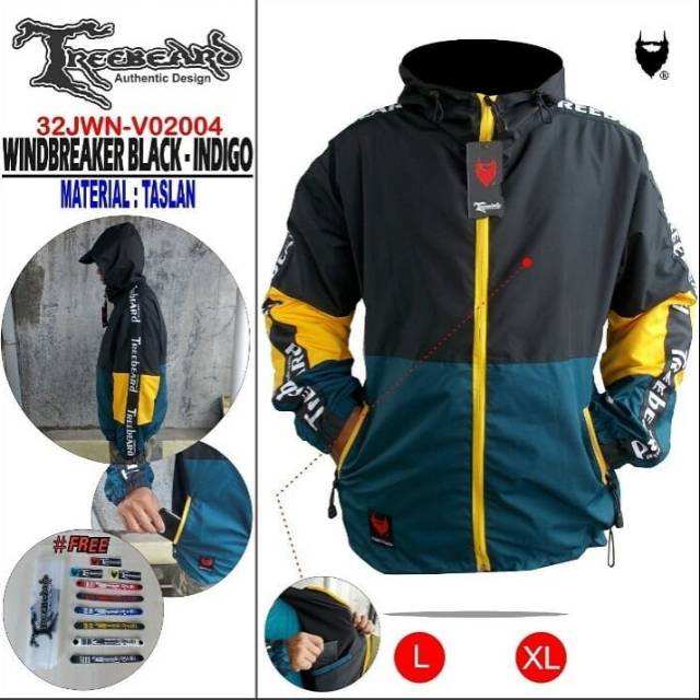 Jaket pria bolak balik treebeard