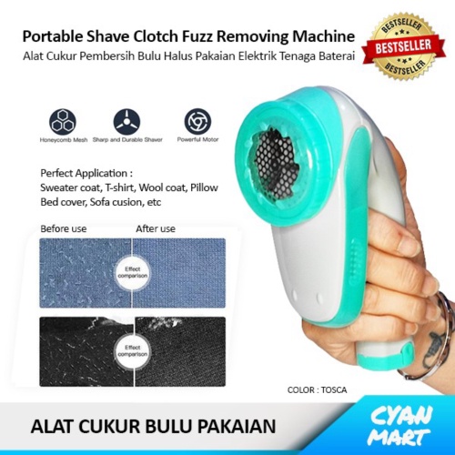 Promo Alat Mesin Cukur Bulu Pakaian Fuzz Trimmer Lint Remover Portable - YK2008 - TOSCA Diskon