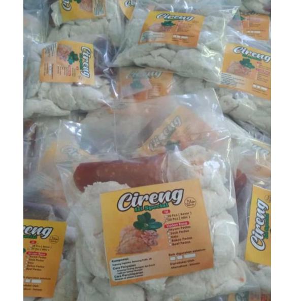 

Cuci Gudang // XnM Cireng isi Ayam Pedes 20biji Free sambal rujak //Produk@terpilih