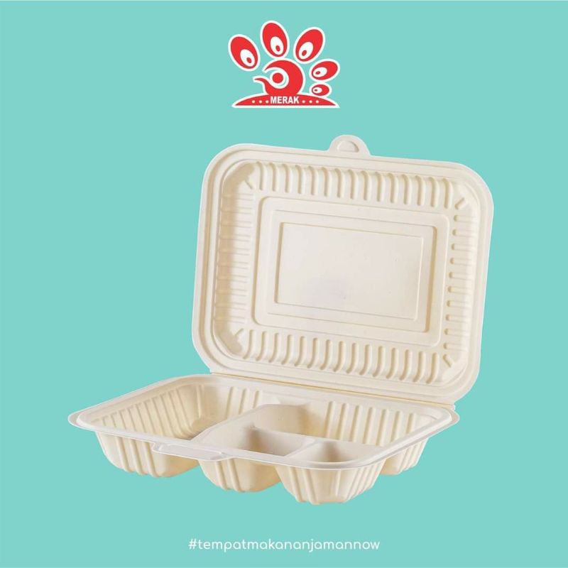 Mika Nasi Meal Box 88 Sekat 4 (20pc)