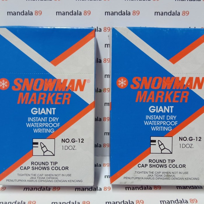 

Buruan Spidol Snowman Marker , G_12 Sale!!!