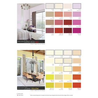 Mowilex Emulsion Warna  PASTEL  Cat  Tembok  Interior 