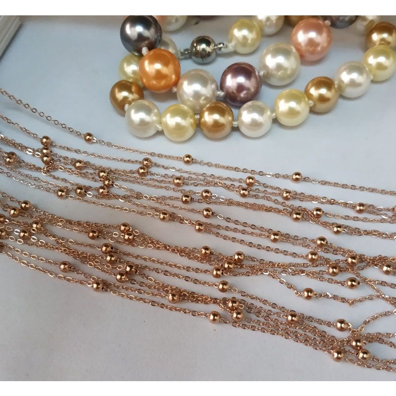 kalung titanium panjang 60 cm