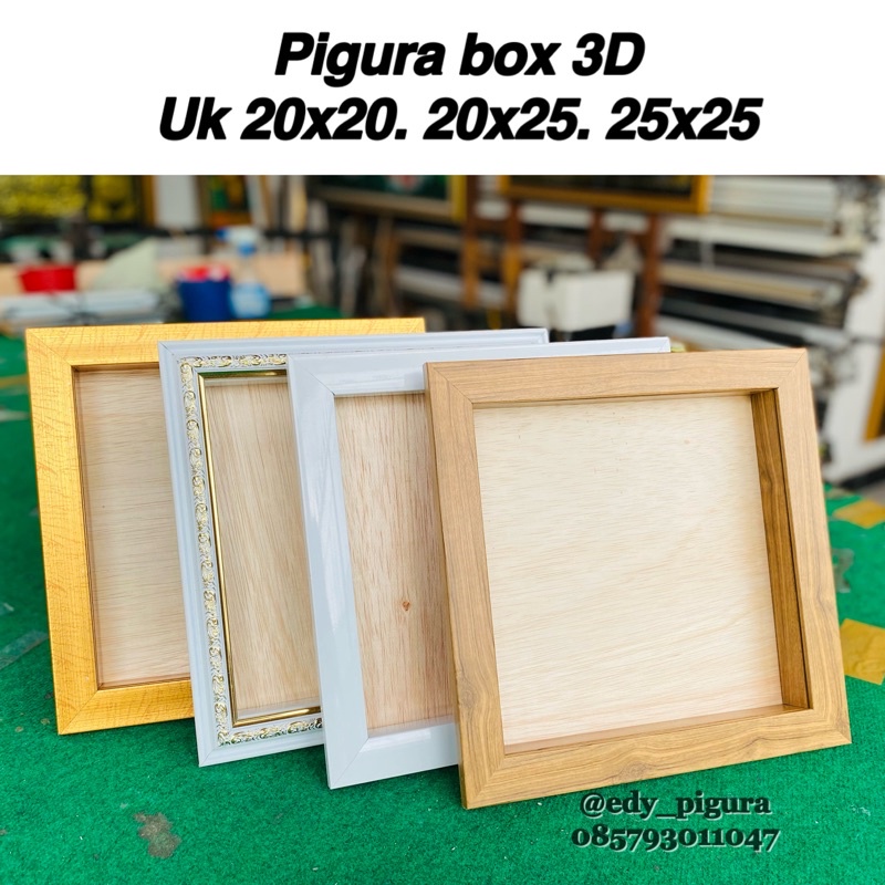 pigura pop up / box 3d