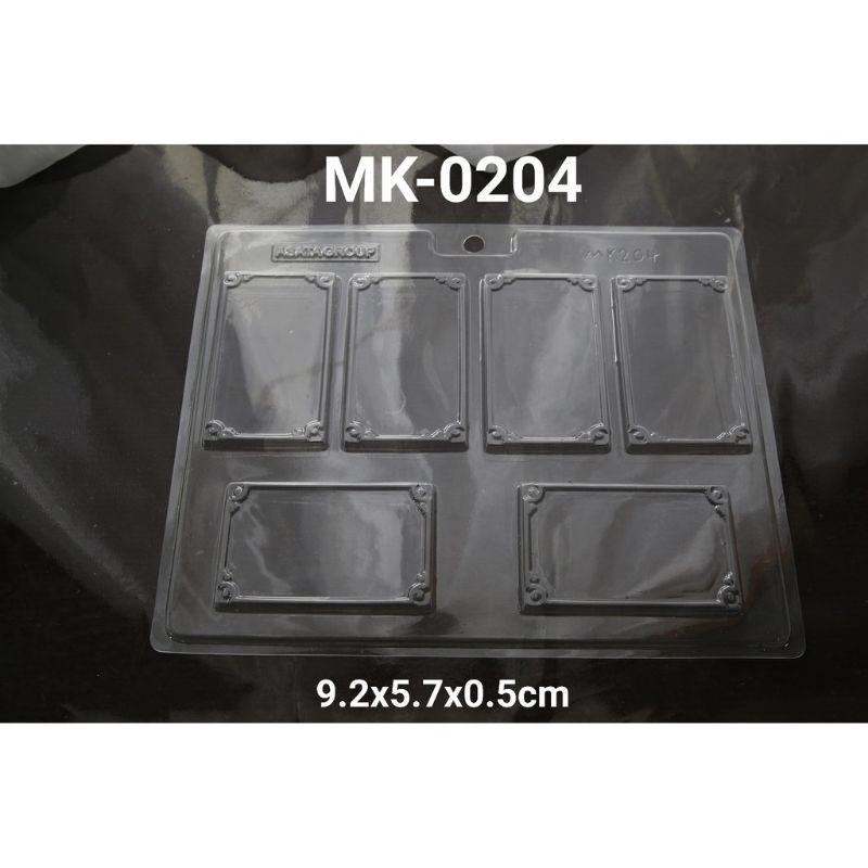 Cetakan mika pigura frame plat persegi