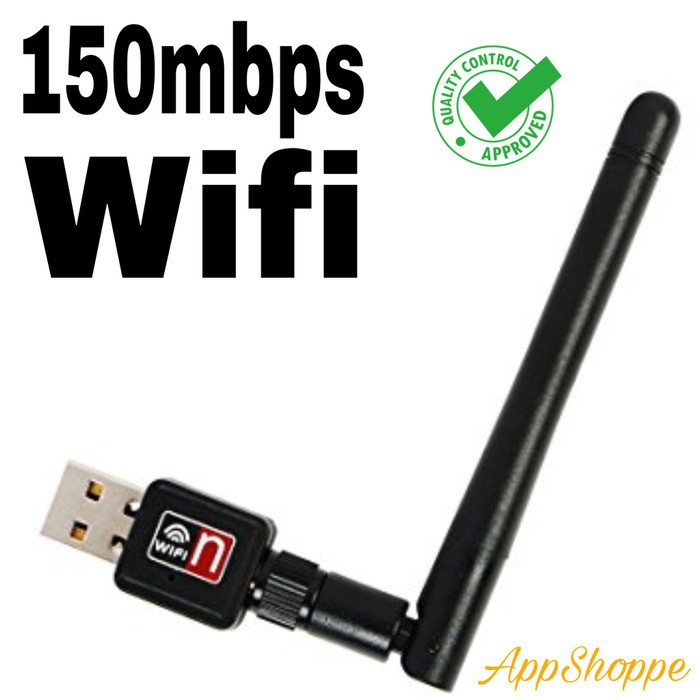 USB WiFi 150Mbps + ANTENA Wireless Adapter 150M