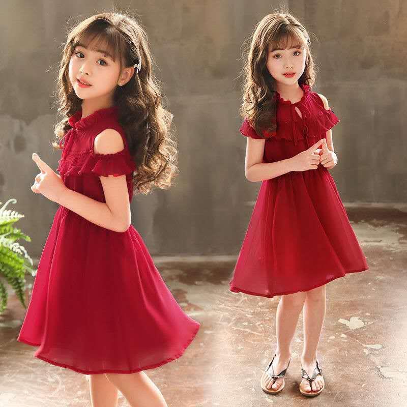 6-10 Tahun | Hei-Ran Dress Sabrina Korean Style Dress Lebaran Kualitas Import Dress Idul Fitri Anak Gaun Pesta Anak Baju Anak Perempuan Style Ramadhan Babycinnamon