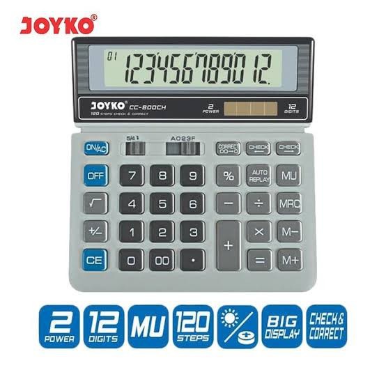 

Kalkulator | Calculator Joyko CC-800CH | 12 Digits