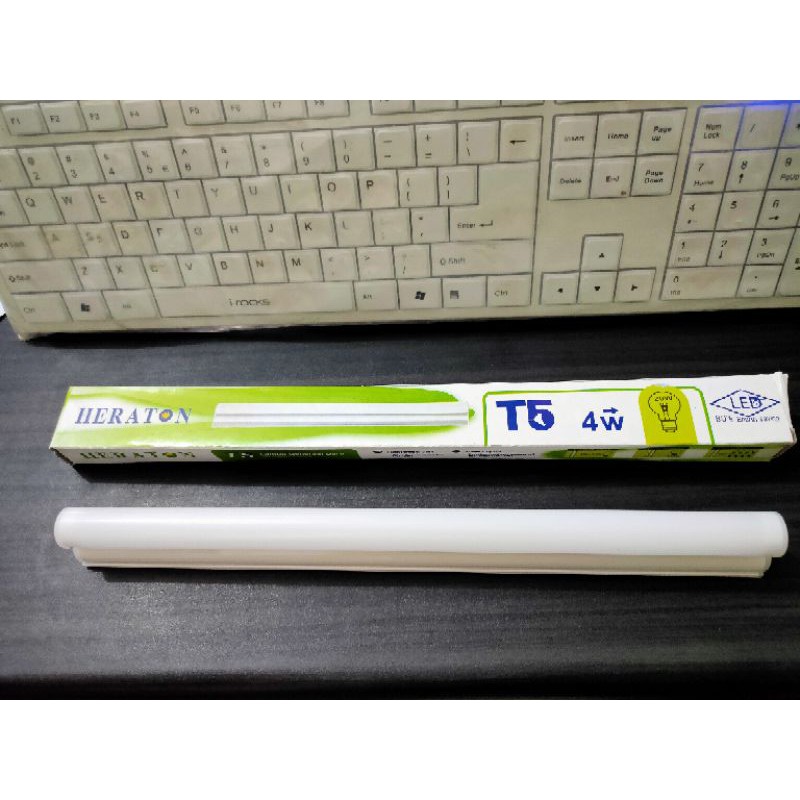 Lampu Neon LED T5 4watt 30cm Lampu TL Tube Lamp Satu set Etalase Toko cafe Air minum Isi ulang