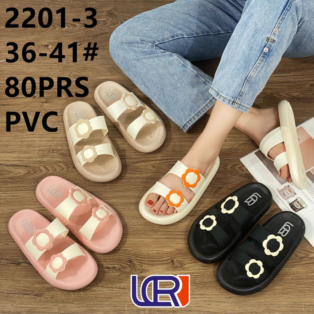 Sandal Slop BAN DUA Gesper Bunga Daisy BEST SELLER LCR 2201-3